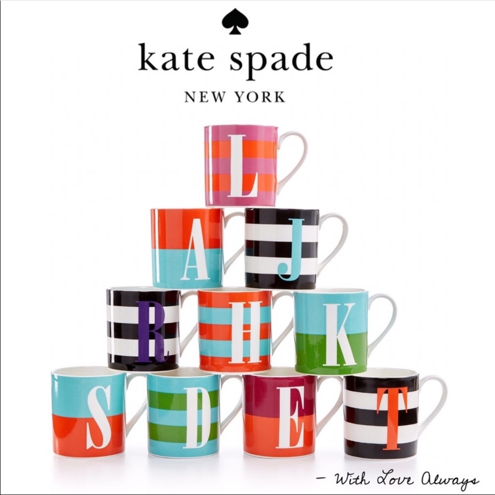 Kate Spade Monogram Mug